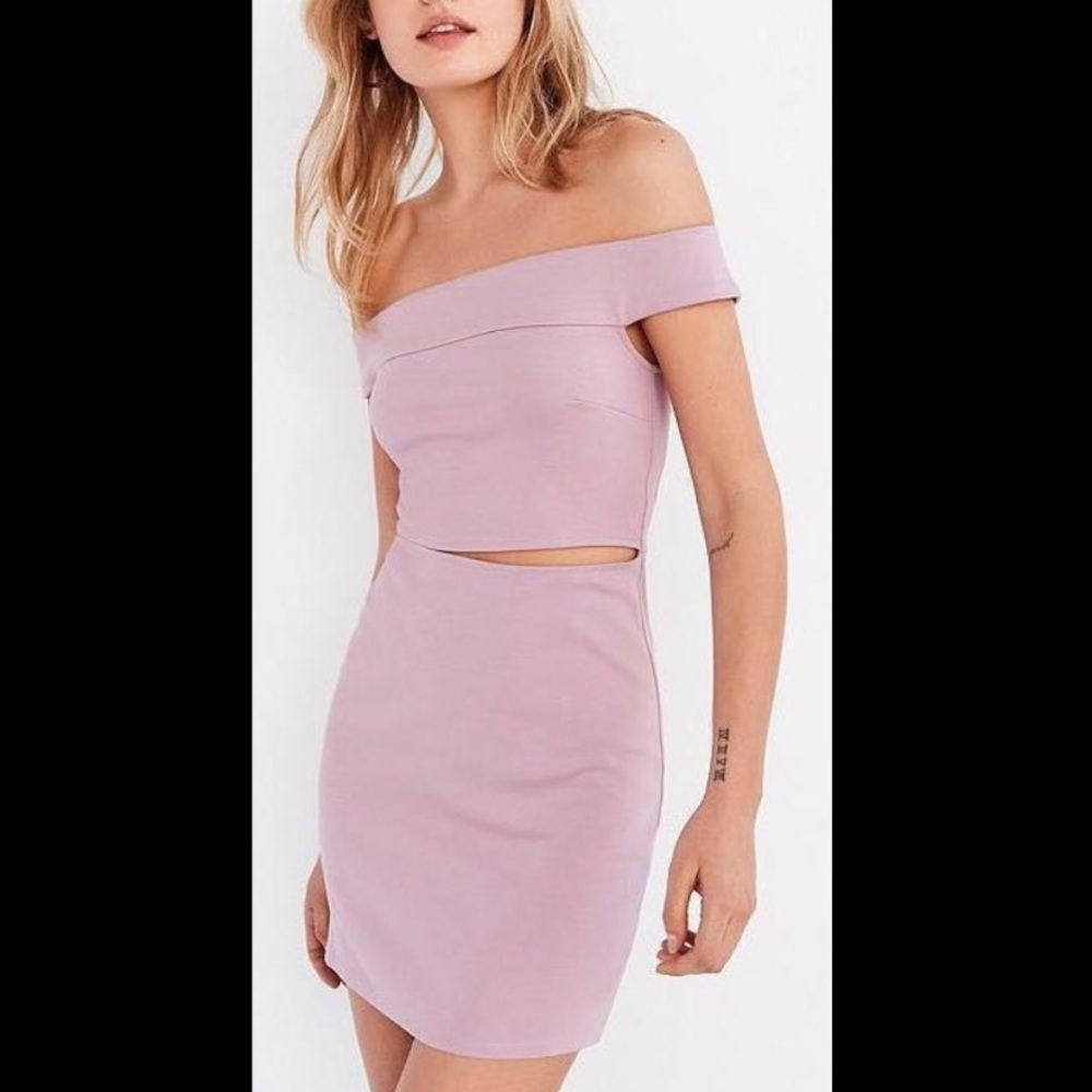 Silence + Noise Off the Shoulder Bodycon Dress